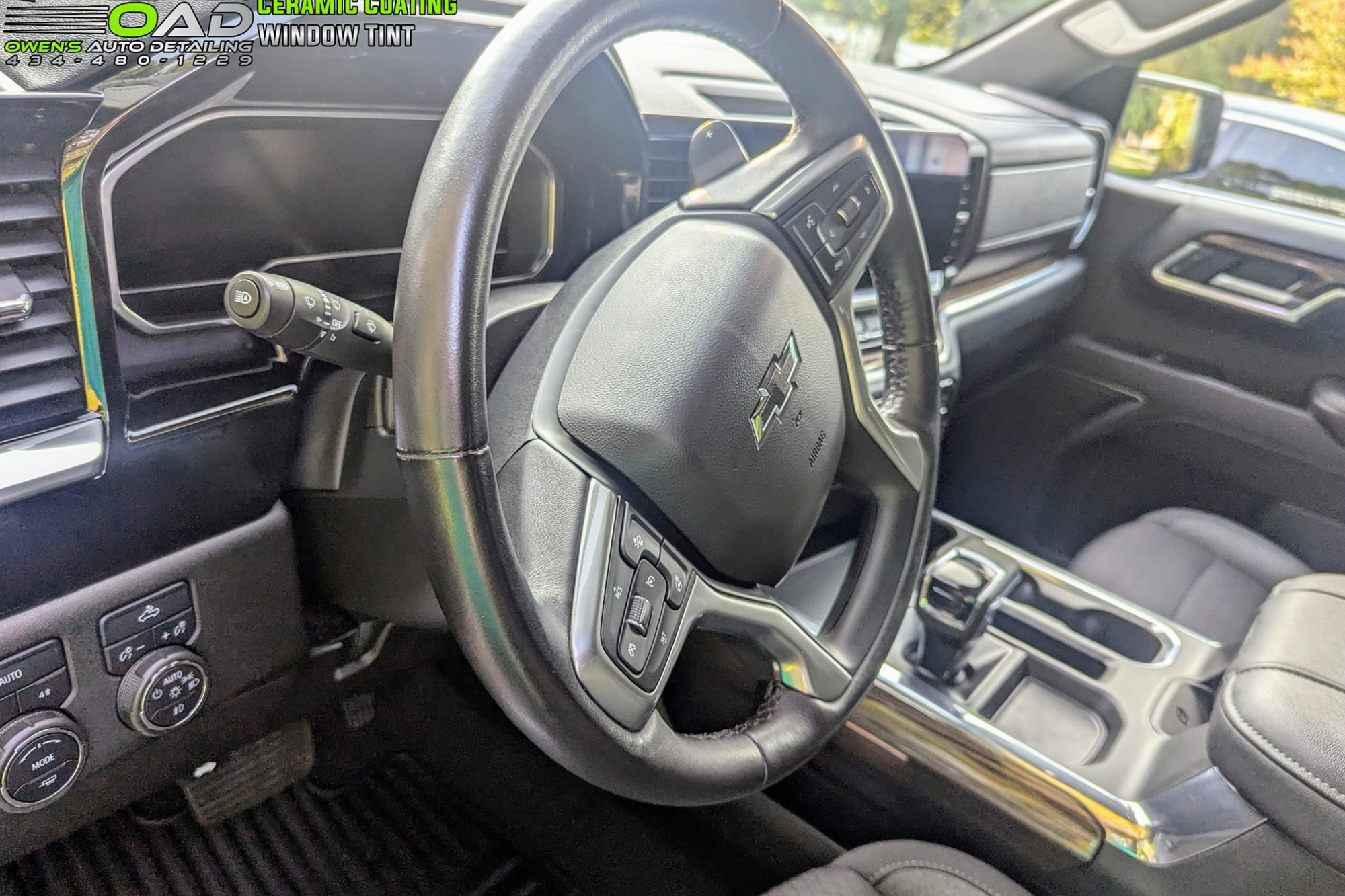 interior car detailing